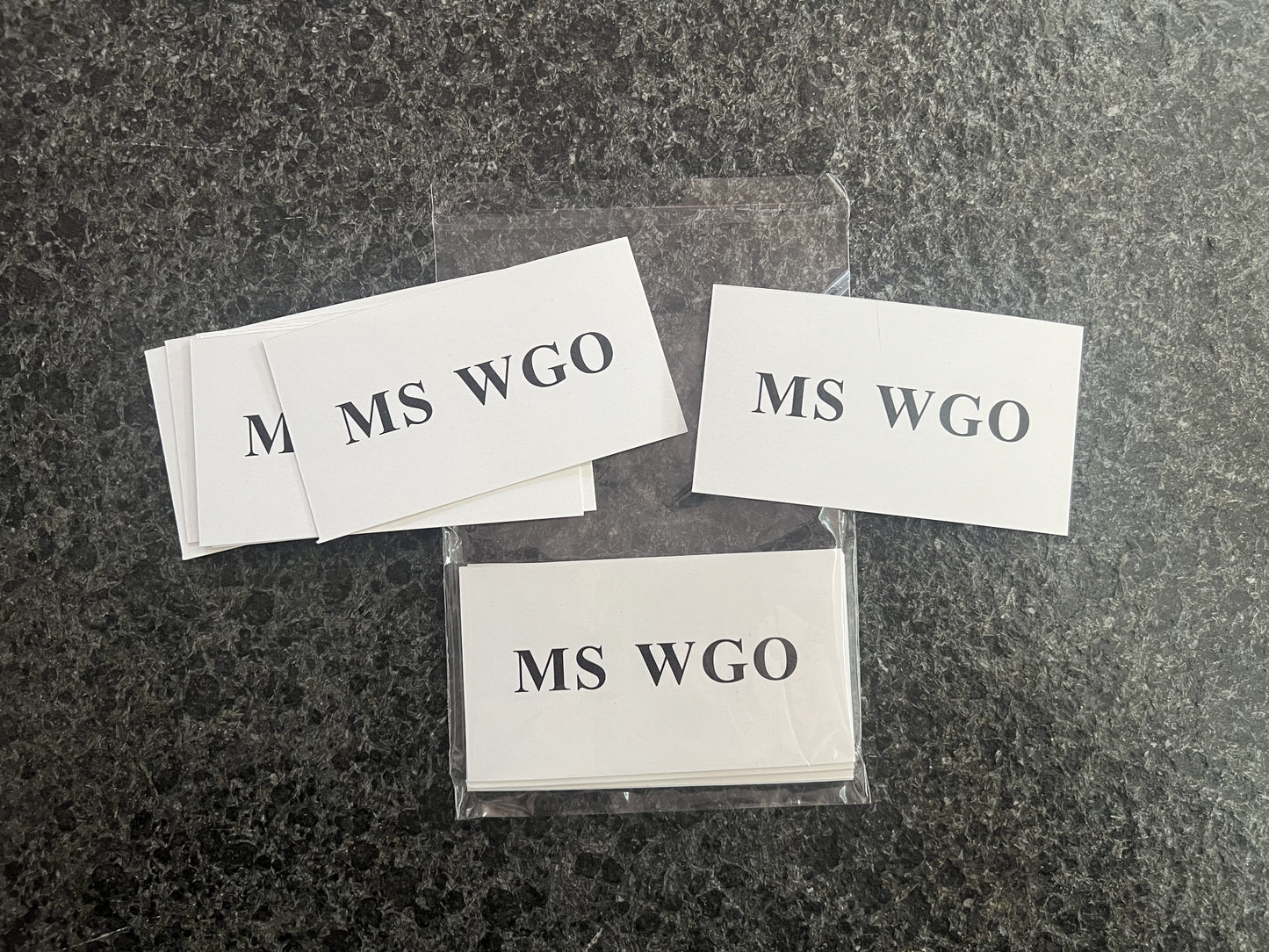 MS WGO Business Cards 500pcs Printable Business Paper Cards