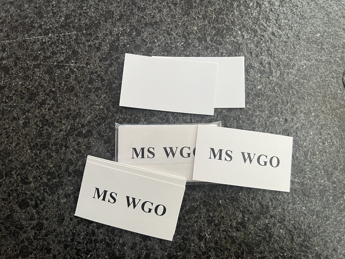 MS WGO Business Cards 500pcs Printable Business Paper Cards