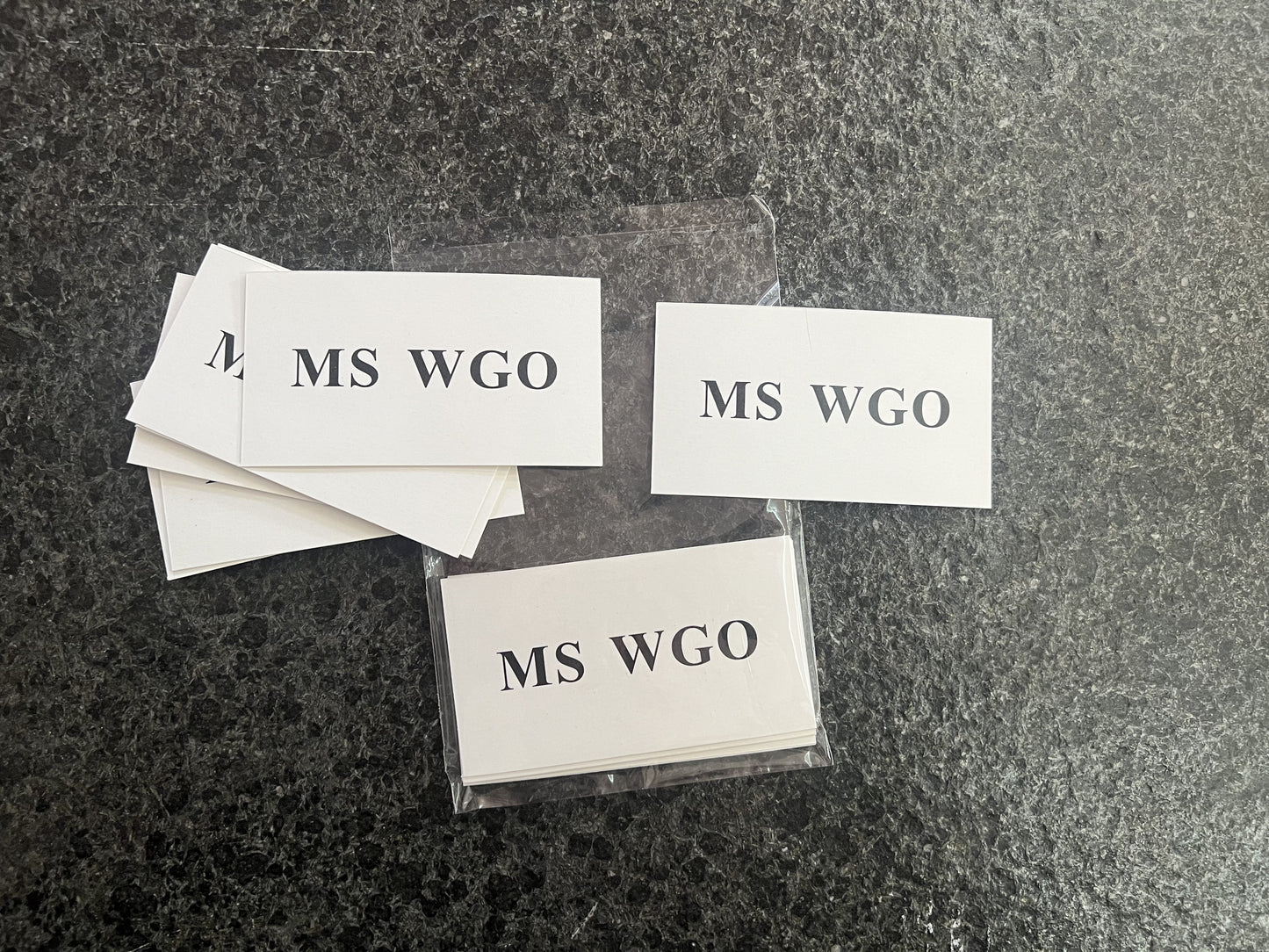 MS WGO Business Cards 500pcs Printable Business Paper Cards