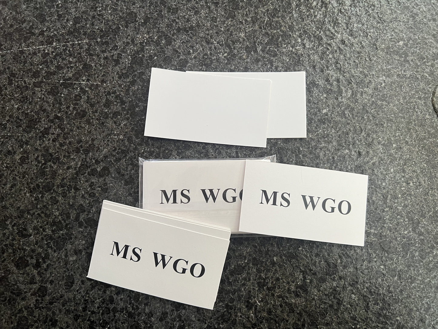 MS WGO Business Cards 500pcs Printable Business Paper Cards