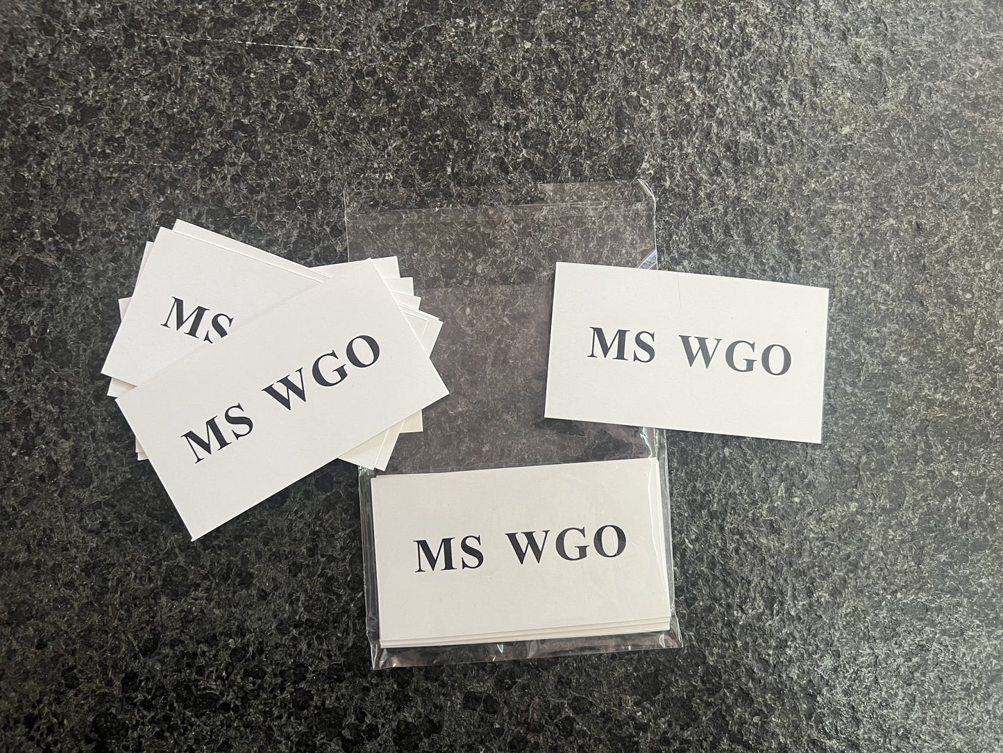 MS WGO Business Cards 500pcs Printable Business Paper Cards