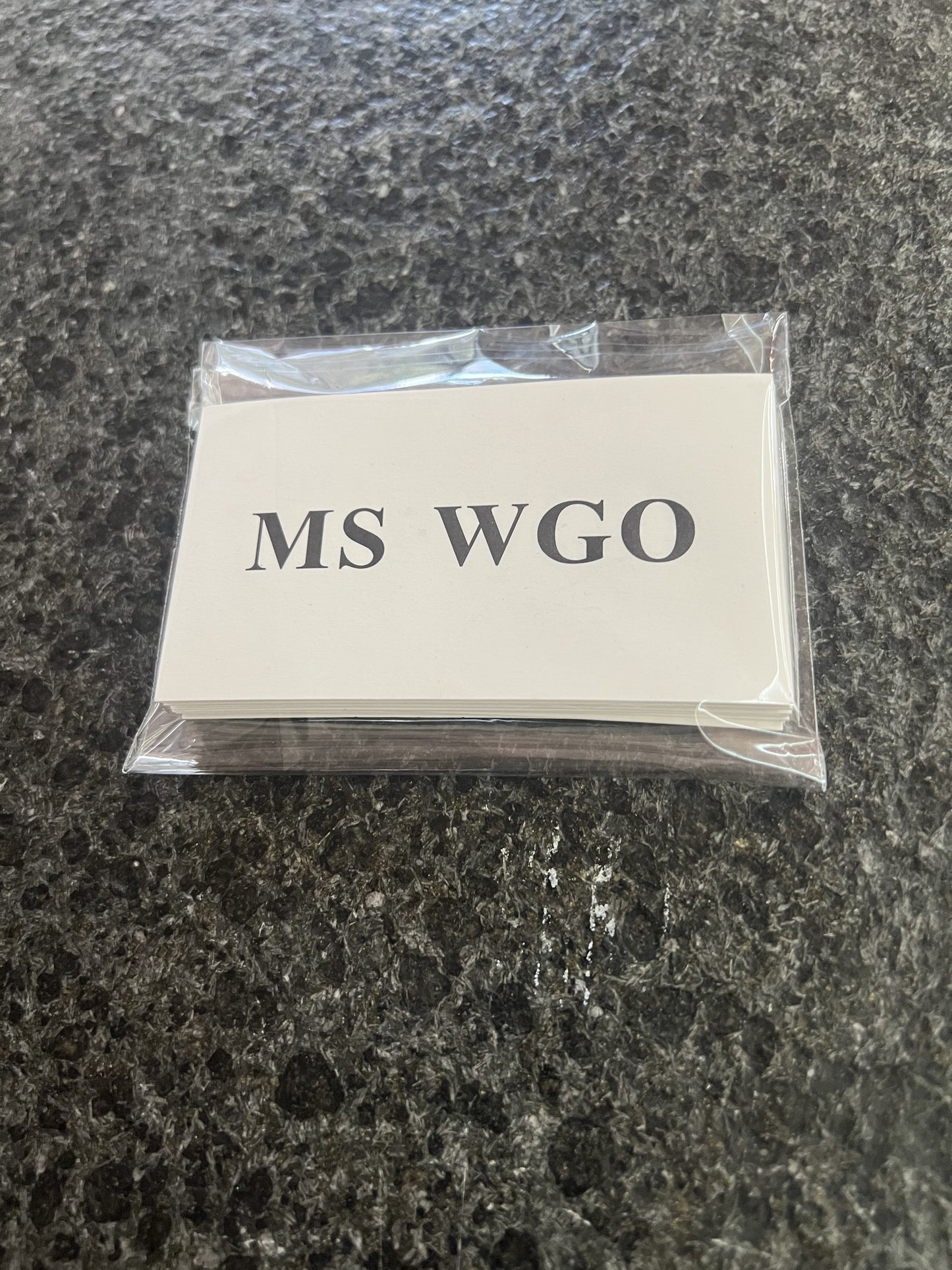 MS WGO Business Cards 500pcs Printable Business Paper Cards